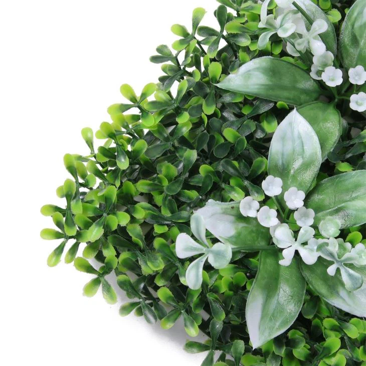 Artificial Grass Boxwood Flower Panels