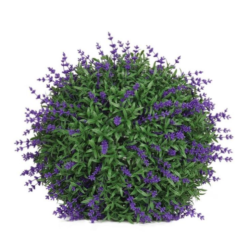 Bola Lavender Rumput Boxwood Buatan
